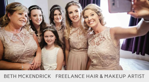 Beth McKendrick- Hair and Make-Up- click to visit her web site