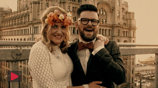 Anna and Simon’s wedding at St Agnes Church in West Kirby, Wirral on 7th April 2017, reception at Oh Me Oh My in Liverpool.